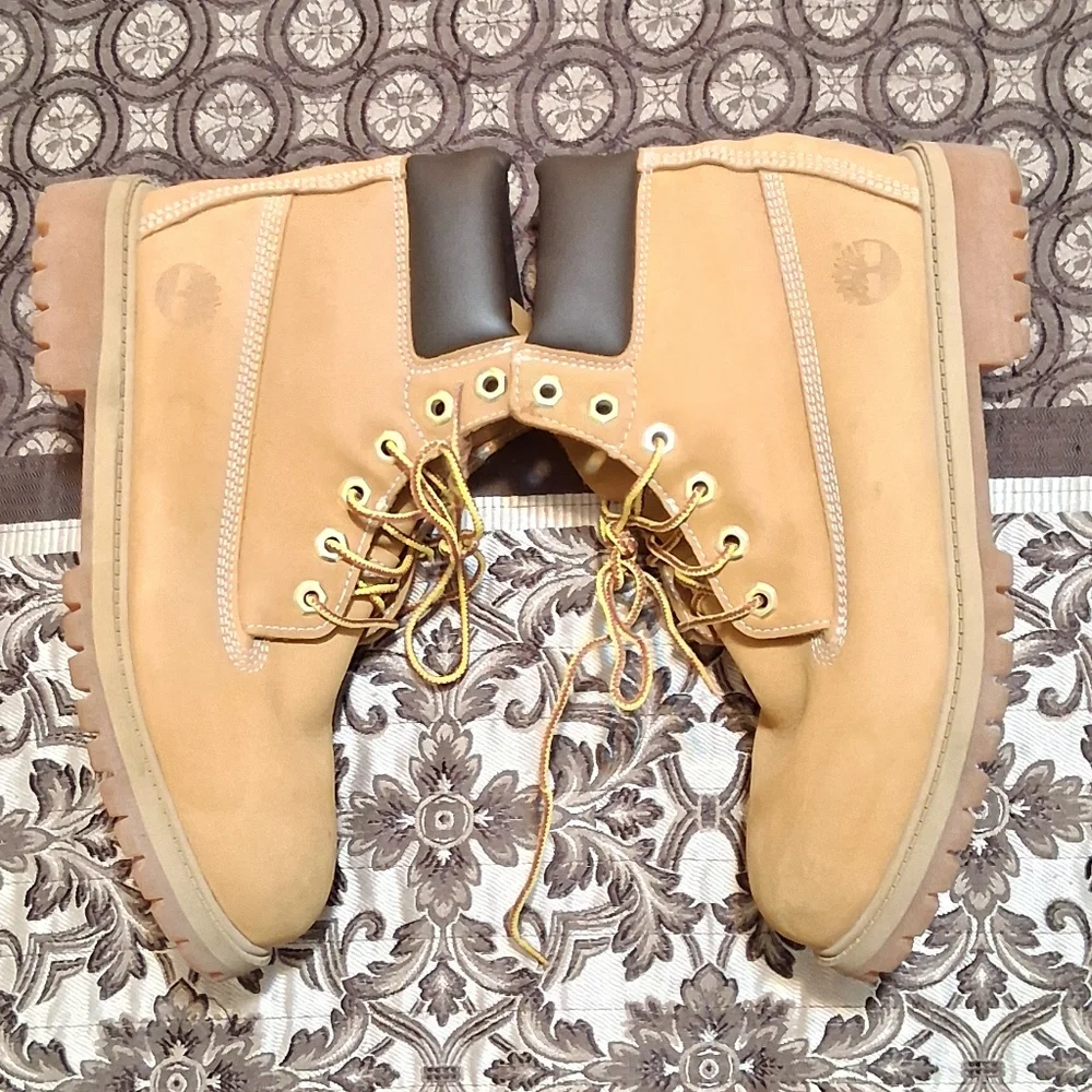 Timberland Juniors Sz6M Shoes Boots Tan-Brown Unisex Women (Sz8)‎ Waterproof